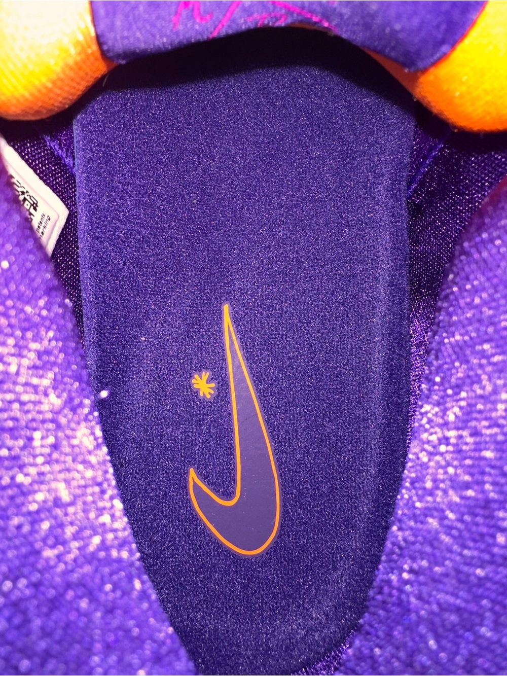 Nike Book 1 "Sunset" HJ5351-500 Court Purple/Total Orange Men's Low Top 2024 - Picture 12 of 14